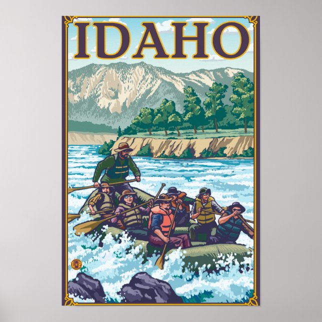 White Water Rafting - Idaho Poster (Front)