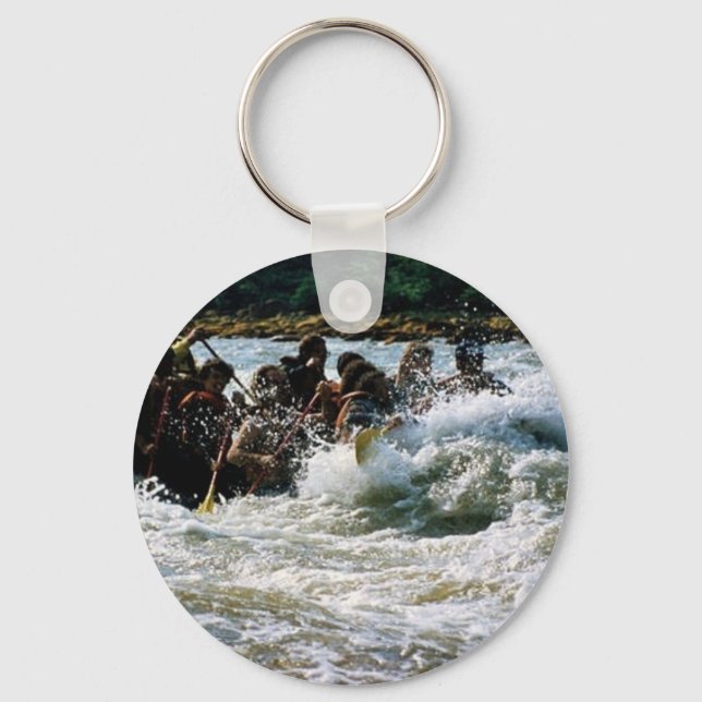 White Water Rafting Key Ring (Front)