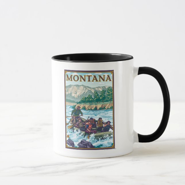 White Water Rafting - Montana Mug (Right)