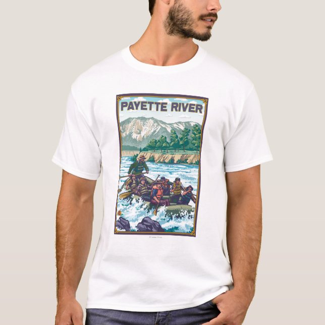 White Water Rafting - Payette River, Idaho T-Shirt (Front)