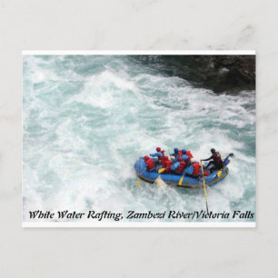 White Water Rafting Postcard