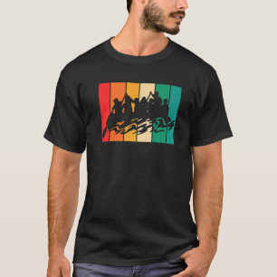 White Water Rafting Water Sport Retro Rafters T-Shirt