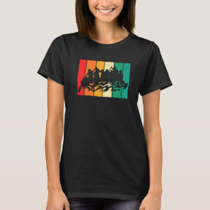 White Water Rafting Water Sport Retro Rafters T-Shirt