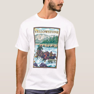 White Water Rafting - West Yellowstone, Montana T-Shirt