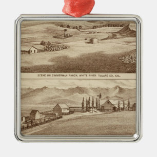 White Water, Saucelito ranches Metal Tree Decoration