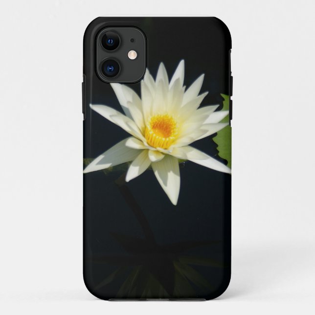 White Waterlily phone case (Back)