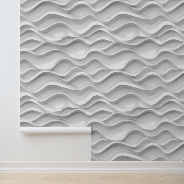 White Waves 3-D look Wallpaper (Application)