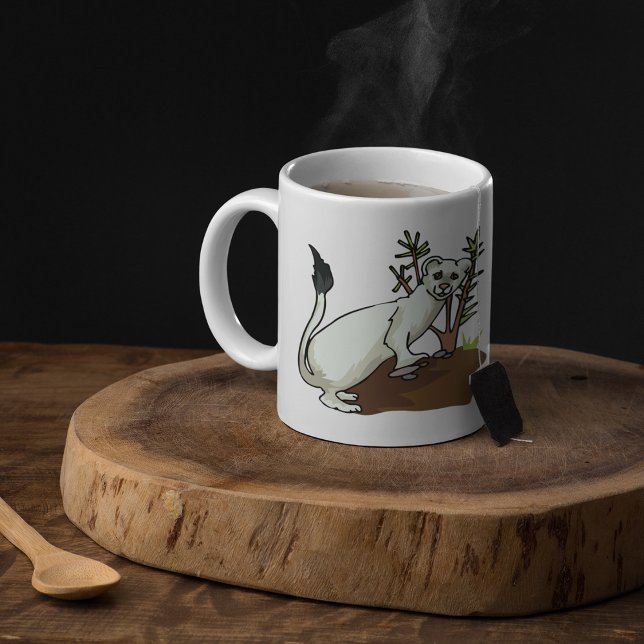 White Weasel Coffee Mug (Creator Uploaded)