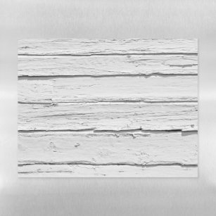 White Weathered Wood Magnetic Dry Erase Sheet