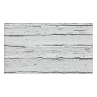 White Weathered Wood Name Tag