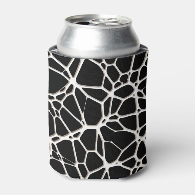 White Web Texture + your bachgr. & ideas Can Cooler (Can Front)