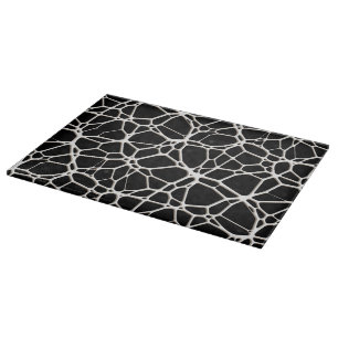 White Web Texture + your bachgr. & ideas Cutting Board