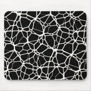 White Web Texture + your bachgr. & ideas Mouse Pad