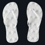 White Wedding Dress Bride Bridal Gown Flip Flops<br><div class="desc">Flip flops feature an original marker illustration of a pretty white princess style wedding dress. A perfect little gift for the bride!

Designer is available to create and upload custom designs to match the colours and themes of your wedding--click "Ask this Designer" to begin the design process!</div>