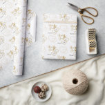 White Wedding Hearts, Confetti and Gold Lettering Wrapping Paper<br><div class="desc">⭐⭐⭐⭐⭐ 5 Star Review. Elegant Beautiful White Wedding Gold Diamond Hearts with white Confetti and Gold Script Lettering. Works well for a wedding or anniversary. ✔Note: Not all template areas need changed. 📌If you need further customisation, please click the "Click to Customise further" or "Customise or Edit Design" button and...</div>