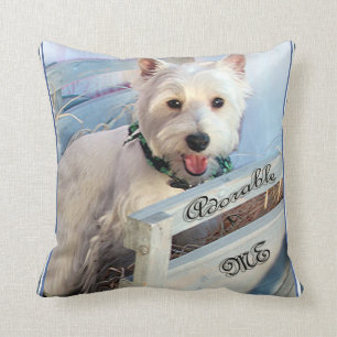 White West Highland Terrier Adorable Me Cushion