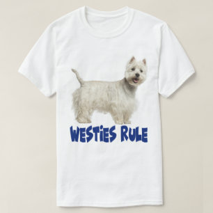 White West Highland Terrier Puppy Dog Westie Love T-Shirt