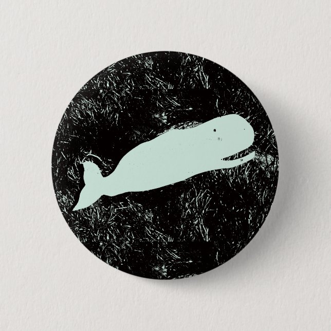 white whale button (Front)
