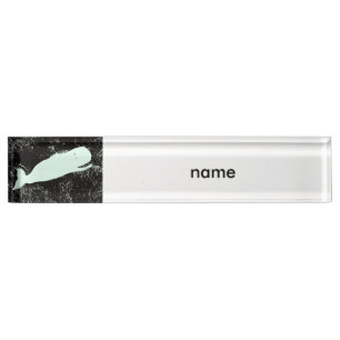white whale nameplate