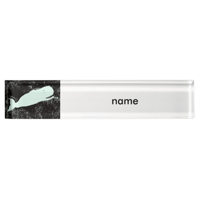 white whale nameplate (Front)