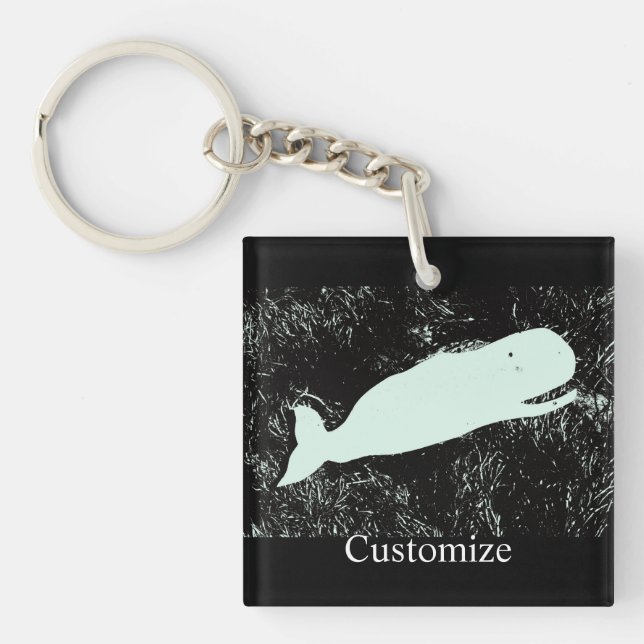 white whale Thunder_Cove Key Ring (Front)