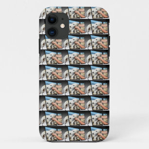 White Whippet Dog Dimensional Art, iPhone 11 Case