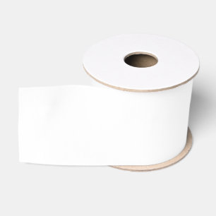 White Wide Grosgrain Ribbon