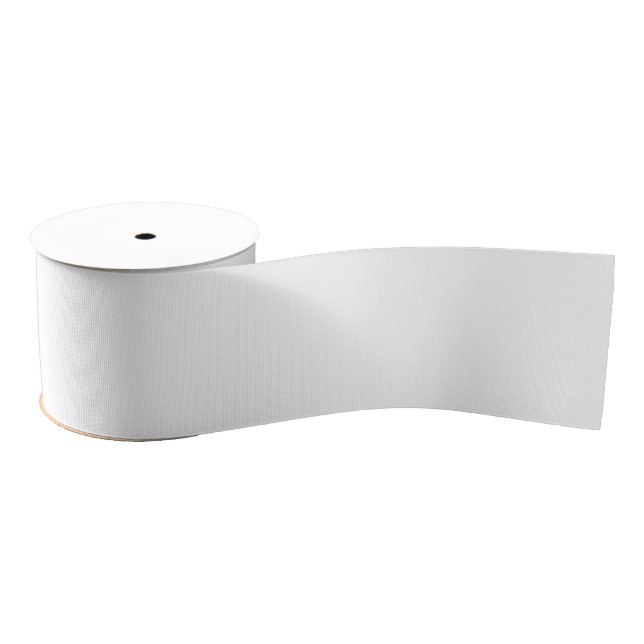 White Wide Grosgrain Ribbon (Spool)