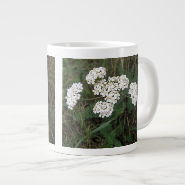 White Wildflowers Mug (Front Right)