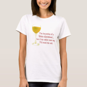 White Wine Christmas T-Shirt