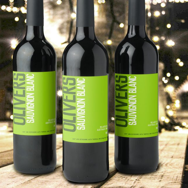 White wine home winemakers text custom label (Creator Uploaded)