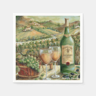 White Wine Lovers Napkin