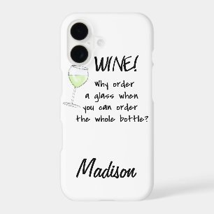 White Wine - Order Whole Bottle Name Personalised