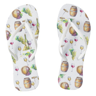 White Wine Red Vineyard Wine Tasting Thongs