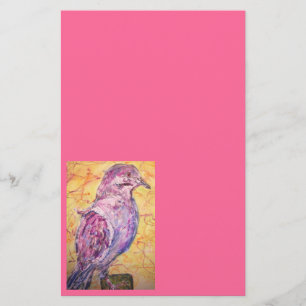 White-winged Dove art Stationery