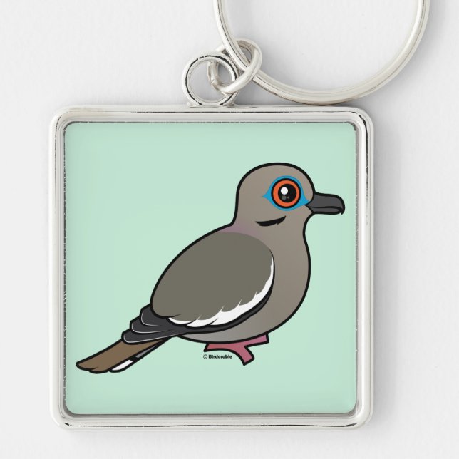 White-winged Dove Key Ring (Front)