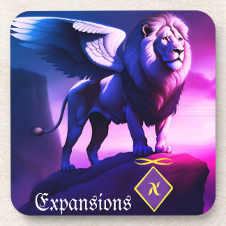 White Winged Lion Coasters