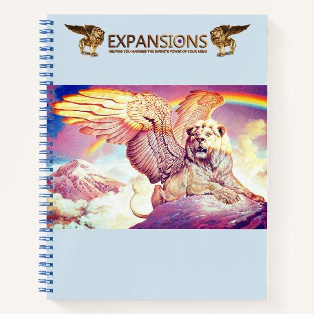 White Winged Lion Notebook (Front)