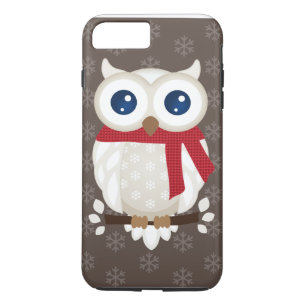 White Winter Owl iPhone 8 Plus/7 Plus Case