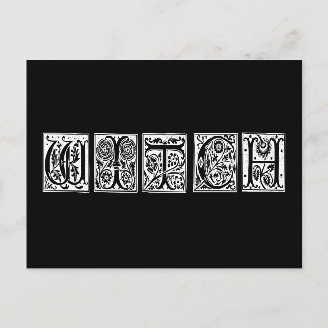 White Witch Postcard (Front)