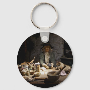 White Witch's Kitchen Museum, Witchcraft & MAGICK Key Ring