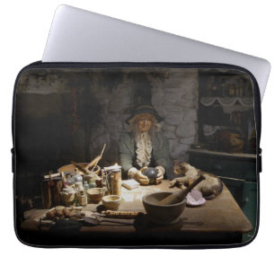 White Witch's Kitchen Museum, Witchcraft & MAGICK Laptop Sleeve