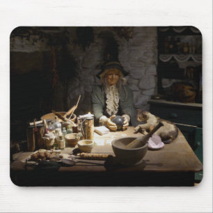 White Witch's Kitchen Museum, Witchcraft & MAGICK Mouse Pad