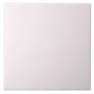 White with a touch of pink Ceramic Tile. Ceramic Tile
