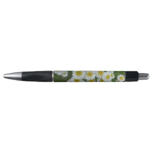 White with yellow heart Flowers Pen Emmy