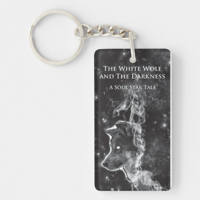 White Wolf and The Darkness keychain (Front)