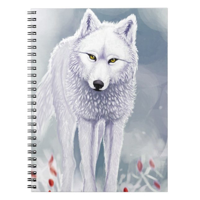 White Wolf Book (80 pages with black lines) (Front)