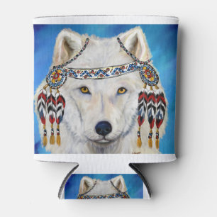 White Wolf Can Cooler