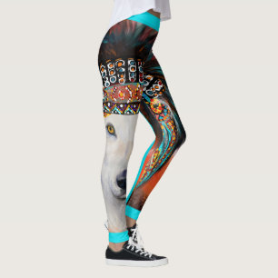 White Wolf Leggings