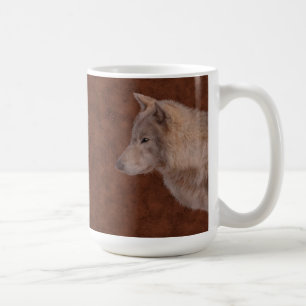 White Wolf Wildlife Photo Art Drinkware Coffee Mug